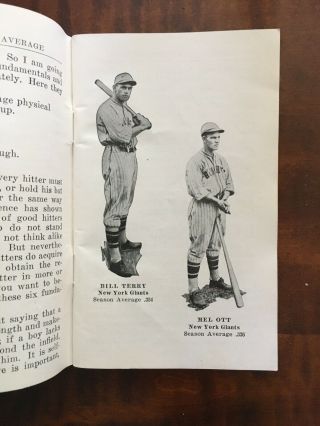 1934 How To Raise Your Batting Average And Famous Sluggers - Gehrig and Waner 3