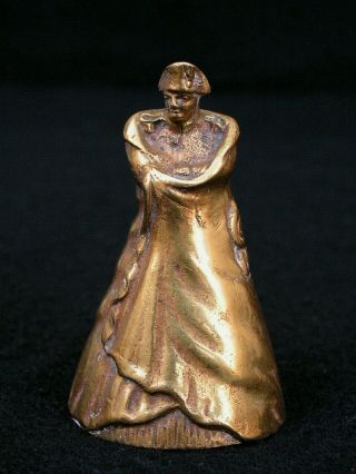 Ancienne Clochette De Table Bronze Empereur Napoleon Antique Brass Table Bell