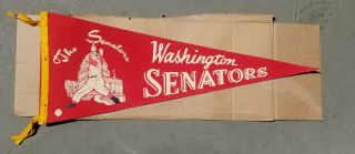 Vintage Washington Senators Pennant 1960 