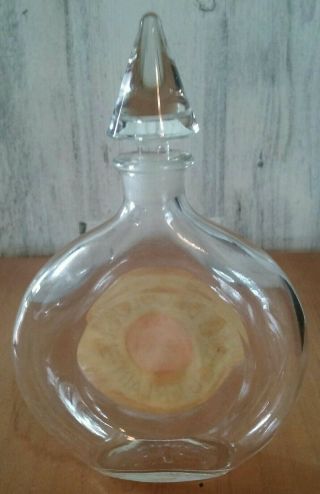 Vintage Guerlain Shalimar Eau De Cologne 3 oz.  Perfume Bottle Empty 2