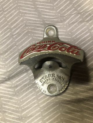 Vintage Coca Cola Bottle Opener Starr X Brown Co.  Wall Mount Germany