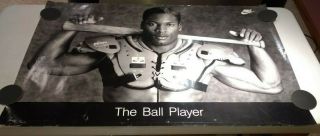 Authentic 1988 Bo Jackson The Ballplayer Nike Sports Poster