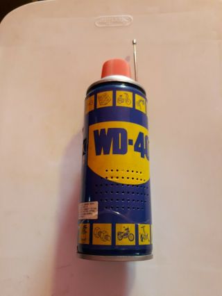Vintage Wd - 40 Spray Can Design Am / Fm Radio Collectible