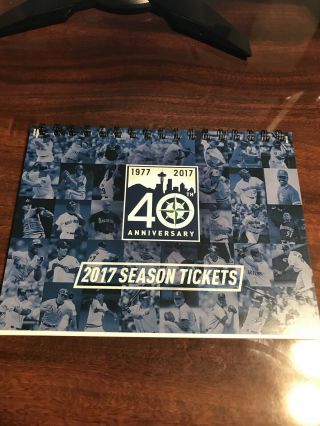 2017 Seattle Mariners Season Ticket Book 81 Games Devers Debut Ichiro Hr Trout