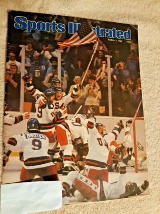 March 3,  1980 Usa Olympic Hockey Team Sports Illustrated