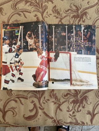 SPORTS ILLUSTRATED MARCH 3,  1980 U.  S.  OLYMPIC HOCKEY TEAM MIRACLE ON ICE 2
