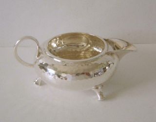 A Fine Quality Arts & Crafts Sterling Silver Cream Jug Birmingham 1905 107 Grams 2