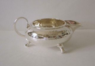 A Fine Quality Arts & Crafts Sterling Silver Cream Jug Birmingham 1905 107 Grams 3