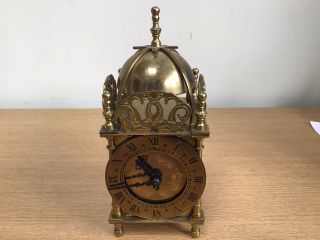 Vintage Smiths Brass Dome Carriage Clock With Key Order