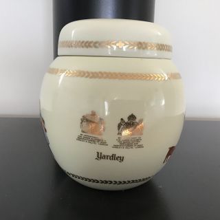 Vintage YARDLEY Ginger Jar - Shaped Bath Salts Ceramic Pot with Lid.  By App 460 2