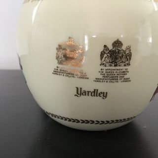 Vintage YARDLEY Ginger Jar - Shaped Bath Salts Ceramic Pot with Lid.  By App 460 3
