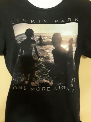 Vintage Linkin Park One More Light 2017 Medium Black T - Shirt Chester Bennington