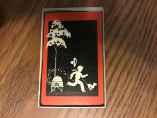 1 Deck Vintage Boy And Dog Playing Cards,