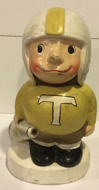 Vintage 60’s Tennessee Tech Mascot Football Bank