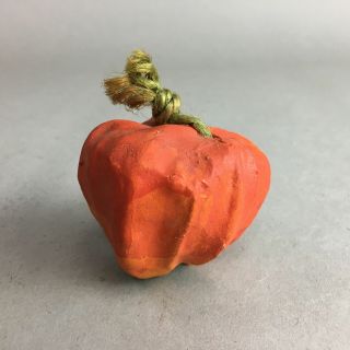 Japanese Clay Bell Vtg Dorei Ceramic Doll Red Lantern Plant Gourd Cherry Dr304
