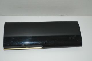 Vintage Mont Blanc Hard Plastic Pen Case W/ Satin Interior Box - Case Only