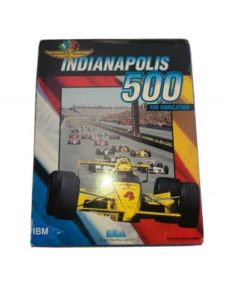 Vintage Indianapolis 500 The Simulation (ibm Pc,  Xt,  At) 3.  5” Disk Complete