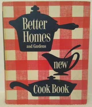 Vintage Better Homes & Gardens Cookbook 1st Edition 1953 8th Printing