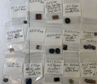 Assortment Of 20 Vintage Loose Stones,  For Ring Settings