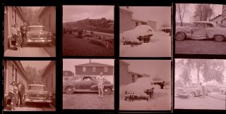 Lqqk 23 Vintage 1940s/50s Negatives,  People And Their Old Cars 32