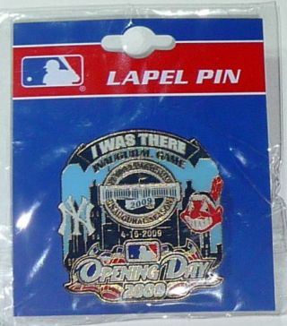 Yankee Stadium Inaugural Game Opening Day Vs Cleveland Indians I Was There Pin