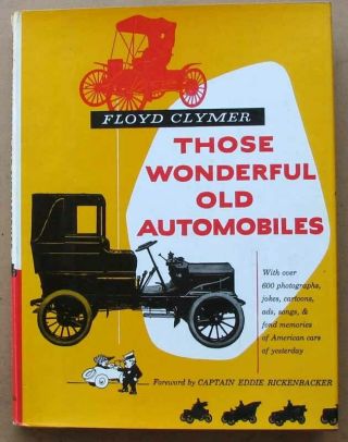 Old Vintage And Classic Car Hard Cover Book Very B12