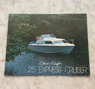 Nos Not Issued 1972 Chris Craft 25 