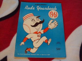 1961 Cincinnati Reds World Champs Baseball Yearbook Summer Edition Ii