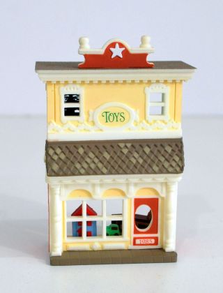 Vintage Hallmark Ornament W Box Old Fashioned Toy Shop Second Doll House Series