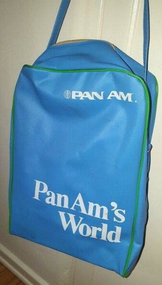 Vintage Pan Am Airline Carry On Tote Pan Am 