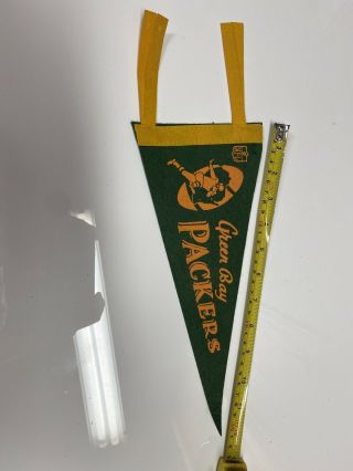1960’s Vintage Green Bay Packers Wisconsin Nfl Football MINI Pennant 5x11.  75 2