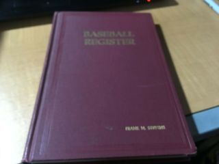 1955 Hard Cover Baseball Register J.  G.  Taylor Spink Baseball Book