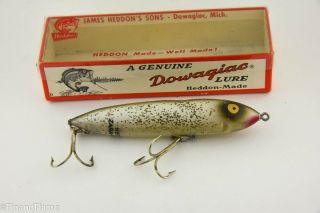 Vintage Heddon Dowagiac Zara Spook Antique Fishing Lure Jj10