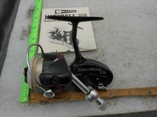 Vintage Garcia Mitchell 308 Ultralight Spinning Fishing Reel With Paper France