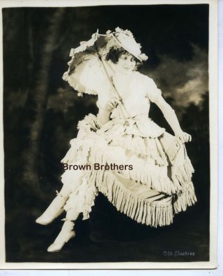 Vintage 1910s Actress Dorothy Dickson Ziegfeld Follies Dbw Photo By Old Masters