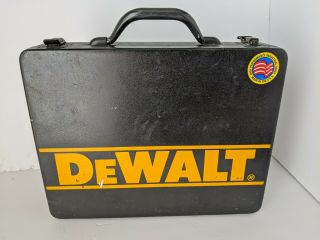 Vtg Metal Dewalt Power Drill Tool Case Box Empty Case Only
