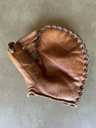 Vintage 1930’s - 1940’s Wilson - Leather First Baseman’s Glove/mitt Johnny Mize