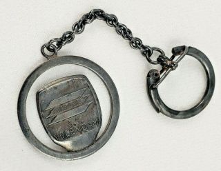 Vintage S/s Volendam Key Ring By Herman Hooijkaas Signed Hh 90 (silverplate)