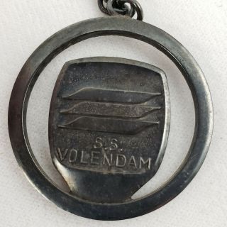 Vintage S/S Volendam Key Ring by Herman Hooijkaas signed HH 90 (Silverplate) 2