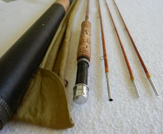 Montague Rapidan Vintage Bamboo Fly Rod 9’ 3 piece with an extra tip. 2