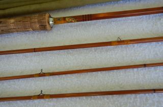 Montague Rapidan Vintage Bamboo Fly Rod 9’ 3 piece with an extra tip. 3