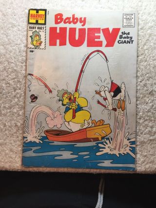 Vintage Harvey Comics Baby Huey The Giant Baby June No.  12 Comic Book