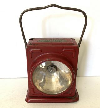 Vintage Delta Buddy Flashlight Lantern Red Prop Set Scout Light