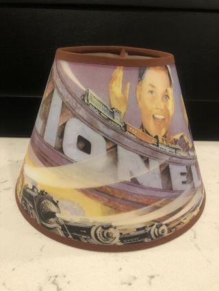 Lionel Trains Lamp Shade 12 Inches Wide By 7 Inches High