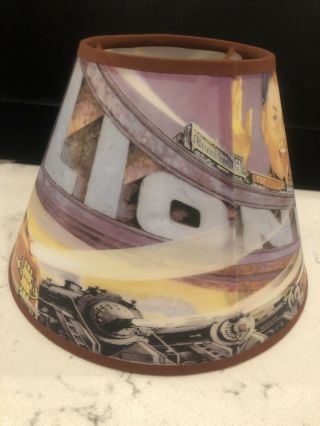 Lionel Trains Lamp Shade 12 Inches Wide By 7 Inches High 3