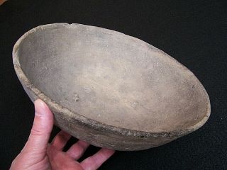 Large Authentic Circa 1300 - 1400 Ad Mississippian Pottery Bowl From Ne Arkansas
