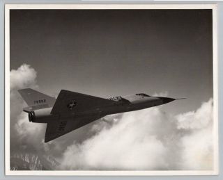 1950s Convair F - 102 Delta Dagger Interceptor Vintage Official Us Air Force Photo