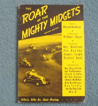 Vintage Midget Race Car Drivers The Mighty Midgets - Autographed - 1949