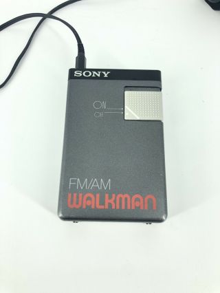 Vintage Sony Walkman Radio SRF - 19W & Sony MDR - 004 Headphones -, 2