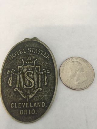 Hotel Statler Cleveland,  Ohio Vintage Key Fob